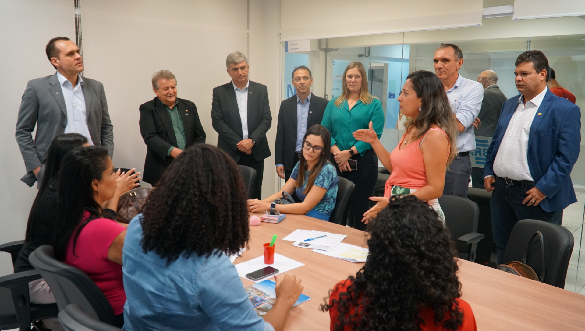 Interação com clientes do Sebrae em visita à Unidade Regional de São Luís