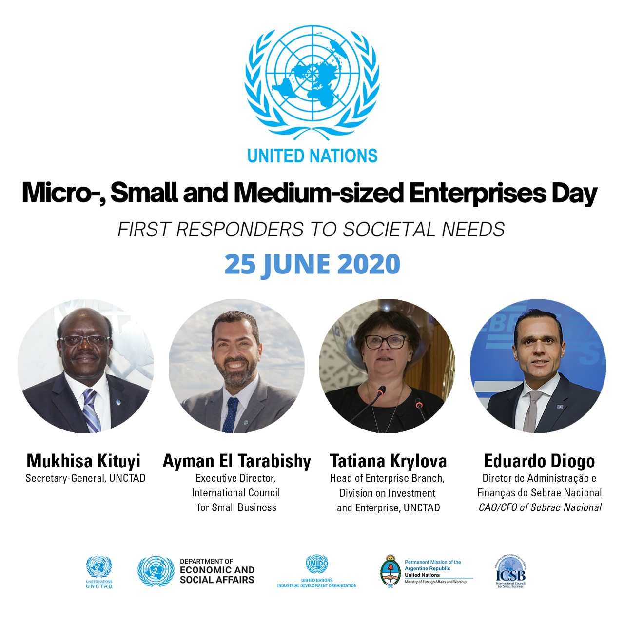 Sebrae participa das comemorações do Dia das Micro, Pequenas e Médias Empresas instituído pela ONU